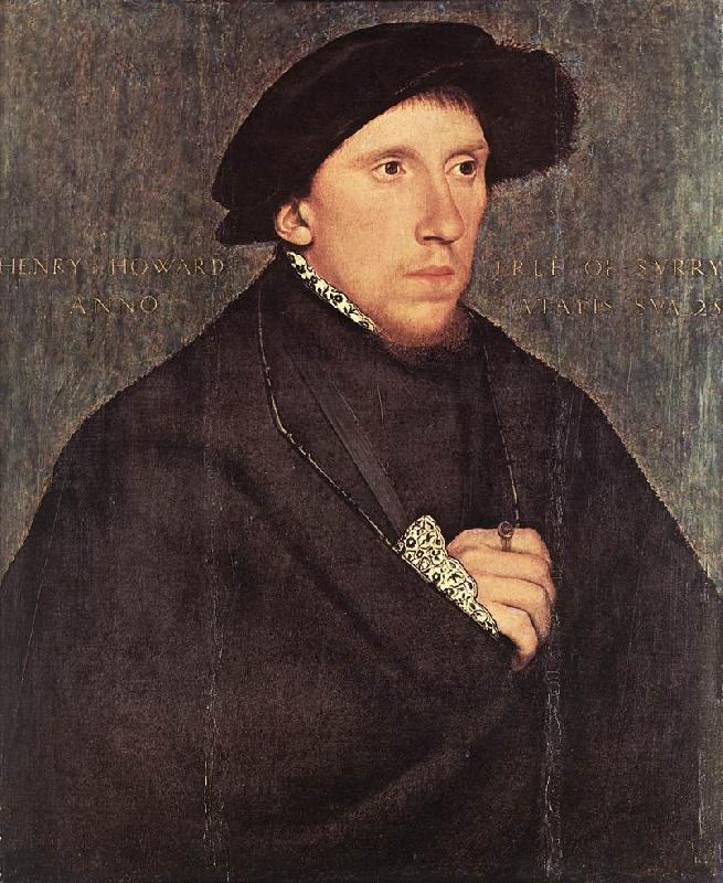 HOLBEIN, Hans the Younger Portrait of Henry Howard, the Earl of Surrey s Sweden oil painting art